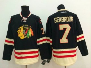 Chicago Blackhawks #7 Brent Seabrook 2015 Winter Classic Black Jersey