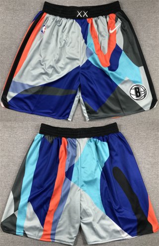 Men's Brooklyn Nets City Edition Shorts (Run Small)