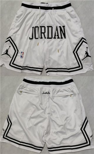 Men's Michael Jordan White Shorts