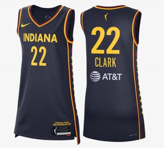 Youth Indiana Fever #22 Caitlin Clark Black Stitched Jersey