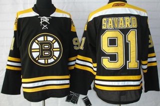 Boston Bruins #91 Marc Savard Black Jersey