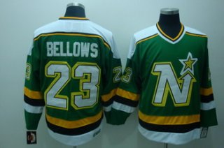 Dallas Stars #23 Brian Bellows Green Throwback CCM Jersey