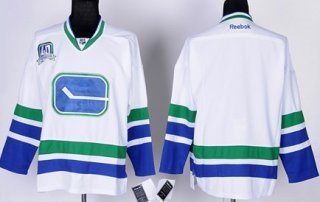 Vancouver Canucks Blank White Third Jersey