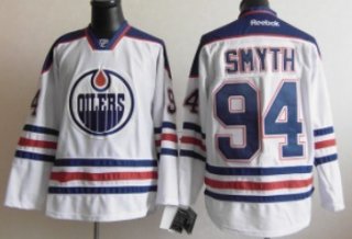 Edmonton Oilers #94 Ryan Smyth White Jersey