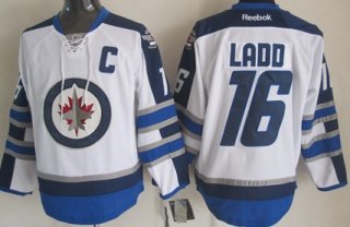 Winnipeg Jets #16 Andrew Ladd White Jersey