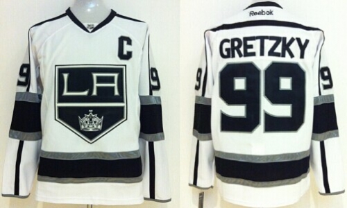 Los Angeles Kings #99 Wayne Gretzky White Jersey