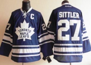 Toronto Maple Leafs #27 Darryl Sittler Blue Third Jersey