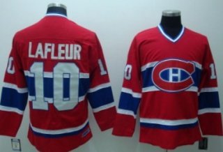 Montreal Canadiens #10 Guy Lafleur Red Throwback CCM Jersey