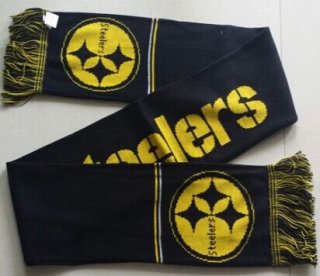 Pittsburgh Steelers Black Scarf