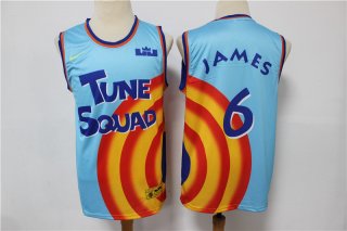 Men Tune Squad Lebron James 6 Space Jam Basketball Jersey