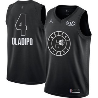 Nike Pacers #4 Victor Oladipo Black NBA Jordan Swingman 2018 All-Star Game Jersey