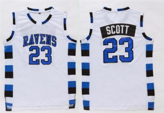 One Three Hill 23 Scott White Stitched Jersey