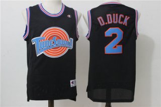 Tune Squad 2 D.DUCK Black Stitched Movie Jersey