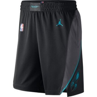 Men's Jordan Brand Black Charlotte Hornets Icon Swingman Basketball Shorts