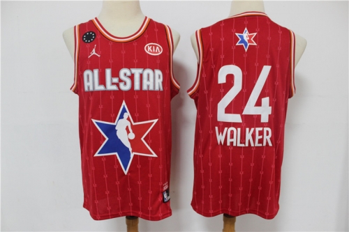 Men's Boston Celtics #24 Kemba Walker Red Jordan Brand 2020 All-Star Game Swingman Stitched NBA Jersey