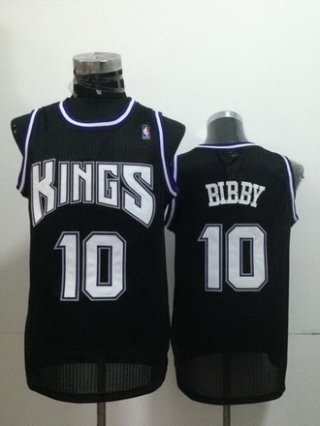 Sacramento Kings #10 Mike Bibby Black Swingman Jersey