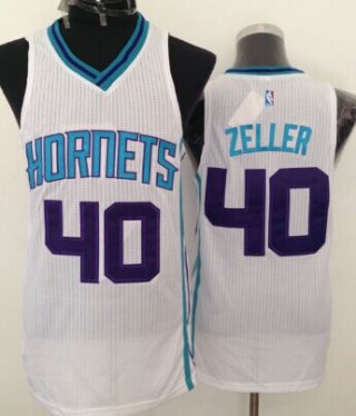 Charlotte Hornets #40 Cody Zeller White Swingman Jersey