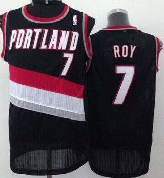 Portland Trail Blazers #7 Brandon Roy Black Swingman Jersey