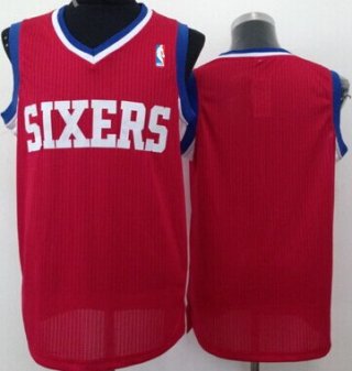 Philadelphia 76ers Blank Red Swingman Jersey