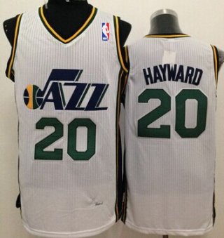 Utah Jazz #20 Gordon Hayward White Swingman Jersey