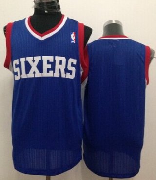 Philadelphia 76ers Blank Blue Swingman Jersey