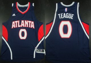 Atlanta Hawks #0 Jeff Teague Revolution 30 Swingman 2014 New Navy Blue Jersey