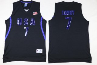 2016 Olympics Team USA Men's #7 Carmelo Anthony All Black Soul Swingman Jersey