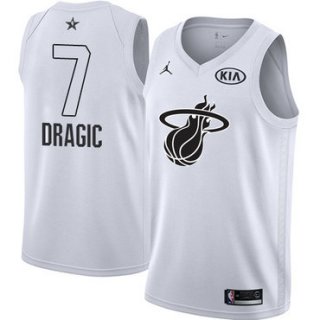 Nike Heat #7 Goran Dragic White NBA Jordan Swingman 2018 All-Star Game Jersey