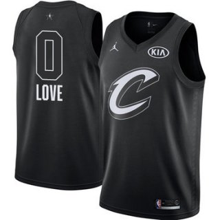 Nike Cavaliers #0 Kevin Love Black NBA Jordan Swingman 2018 All-Star Game Jersey