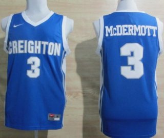 Creighton Bluejays #3 Doug McDermott Blue Jersey