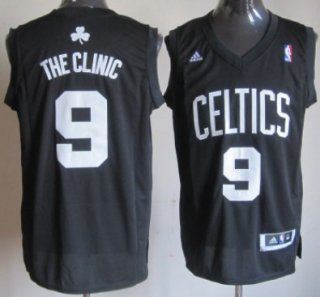 Boston Celtics #9 The Clinic Black Fashion Jersey