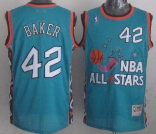 NBA 1996 All-Star #42 Vin Baker Green Swingman Throwback Jersey