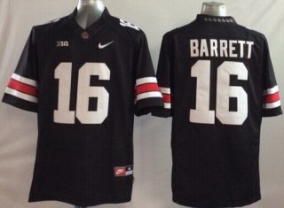 Ohio State Buckeyes #16 J.T. Barrett 2014 Black Limited Jersey