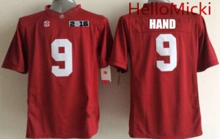 Men's Alabama Crimson Tide #9 Da'Shawn Hand Red 2016 BCS College Football Nike Limited Jersey