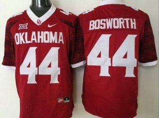 Men's Oklahoma Sooners #44 Brian Bosworth Red 2016 College Football Nike Limited Jersey