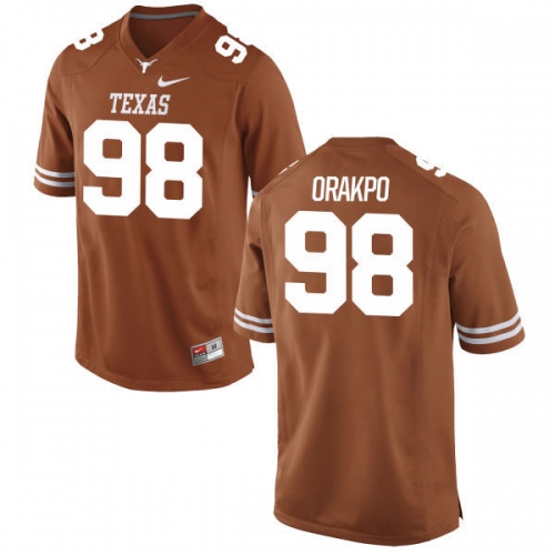 Men's Texas Longhorns 98 Brian Orakpo Orange Nike College Jersey