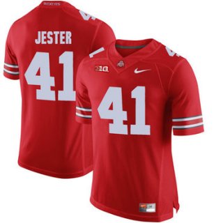 Ohio State Buckeyes 41 Hayden Jester Red College Football Jersey