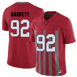 Ohio State Buckeyes 92 Haskell Garrett Red College Football Elite Jersey