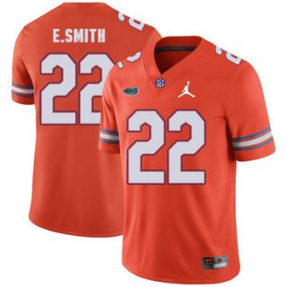 Florida Gators 22 Emmitt Smith Orange College Football Jersey