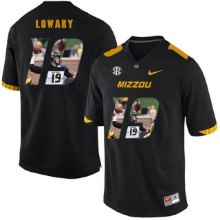 Missouri Tigers 19 Jack Lowary Black Nike Fashion College Football Jersey