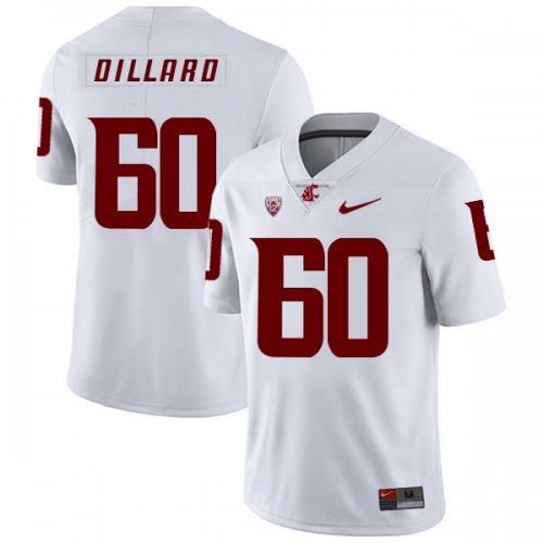 Washington State Cougars 60 Andre Dillard White College Football Jersey