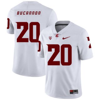 Washington State Cougars 20 Deone Bucannon White College Football Jersey