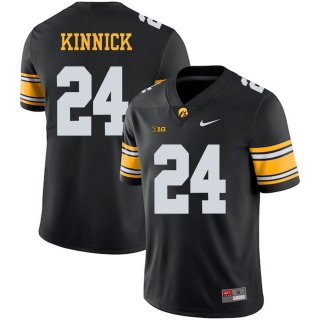 Iowa Hawkeyes 24 Nile Kinnick Black College Football Jersey