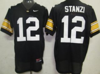 Iowa Hawkeyes #12 Ricky Stanzi Black Jersey