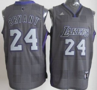 Los Angeles Lakers #24 Kobe Bryant Black Rhythm Fashion Jersey