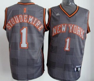 New York Knicks #1 Amare Stoudemire Black Rhythm Fashion Jersey