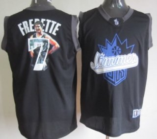 Sacramento Kings #7 Jimmer Fredette Black Notorious Fashion Jersey