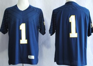 Notre Dame Fighting Irish #1 Louis Nix III 2013 Navy Blue Jersey