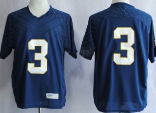 Notre Dame Fighting Irish #3 Joe Montana 2013 Navy Blue Jersey