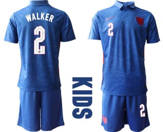 2021 European Cup England away Youth 2 soccer jerseys